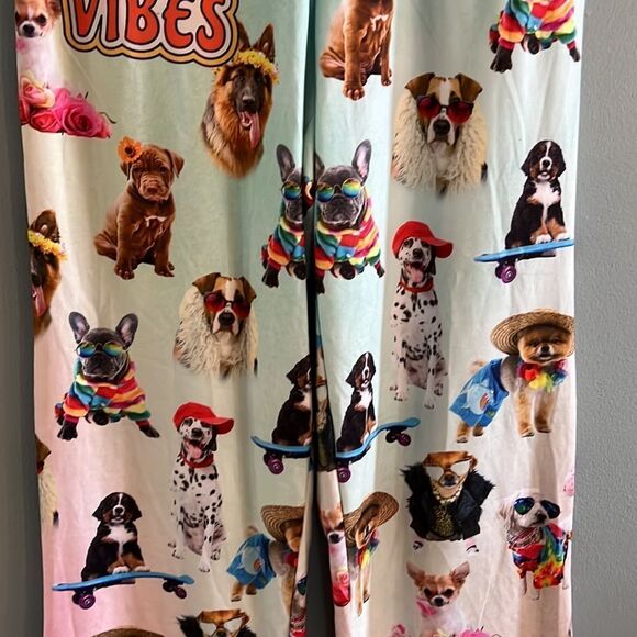 Women’s S “Brief Insanity” Soft Cozy Velvety New Sleep pants PJ’s￼ Dog Lovers - Picture 4 of 15